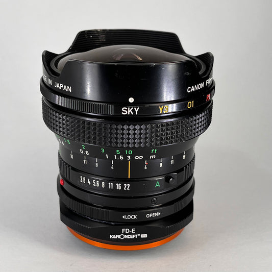 CANON FD FISH-EYE 15mm f2.8