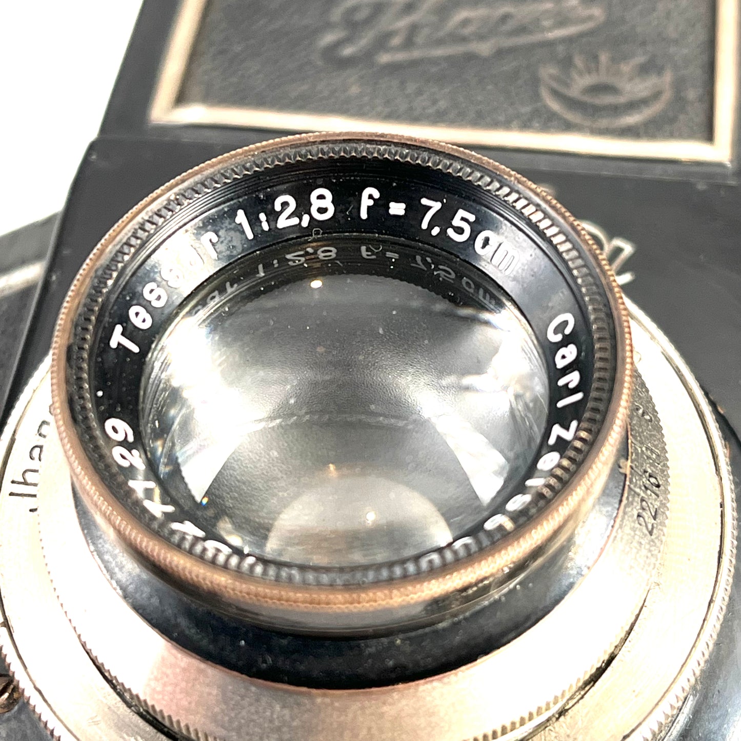 Exackta VP - B jhagee Carl zeiss 7.5cm f2.8