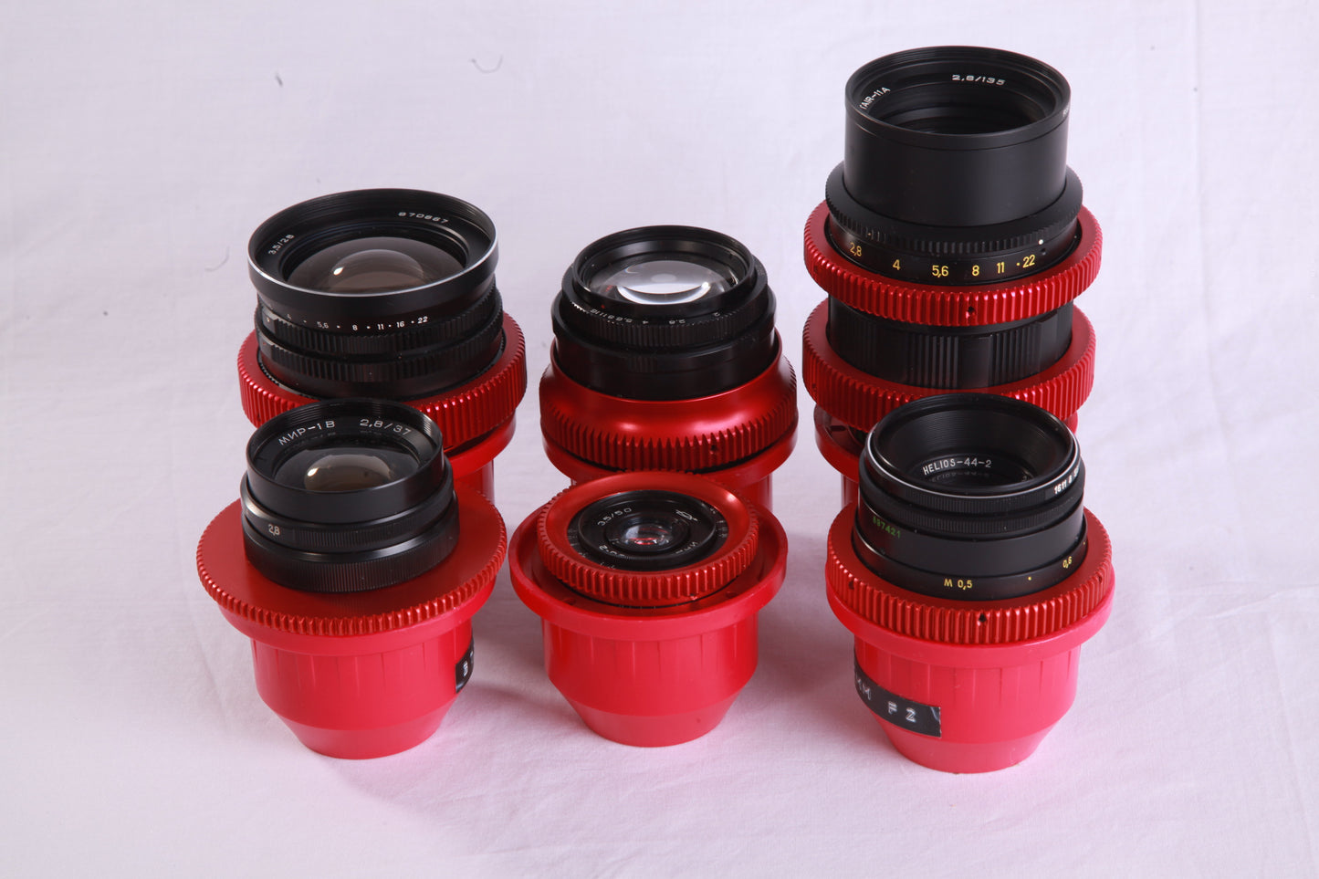Russian stills Cine lens set
