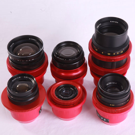 Russian stills Cine lens set