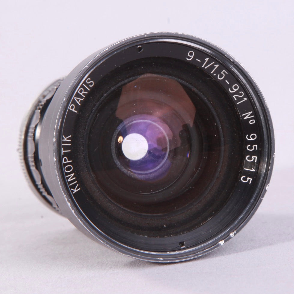 Kinoptik 9mm f1.5 c-mount lens  