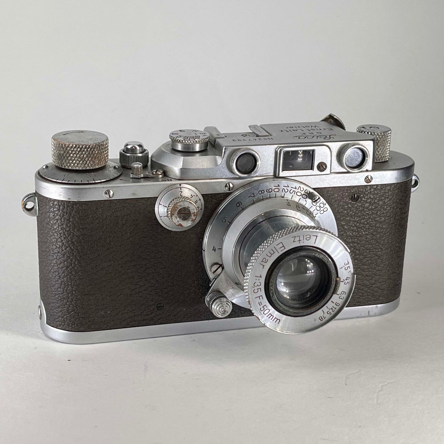 Leica IIIa rangefinder (1938) with Elmar 50mm f/3.5 lens