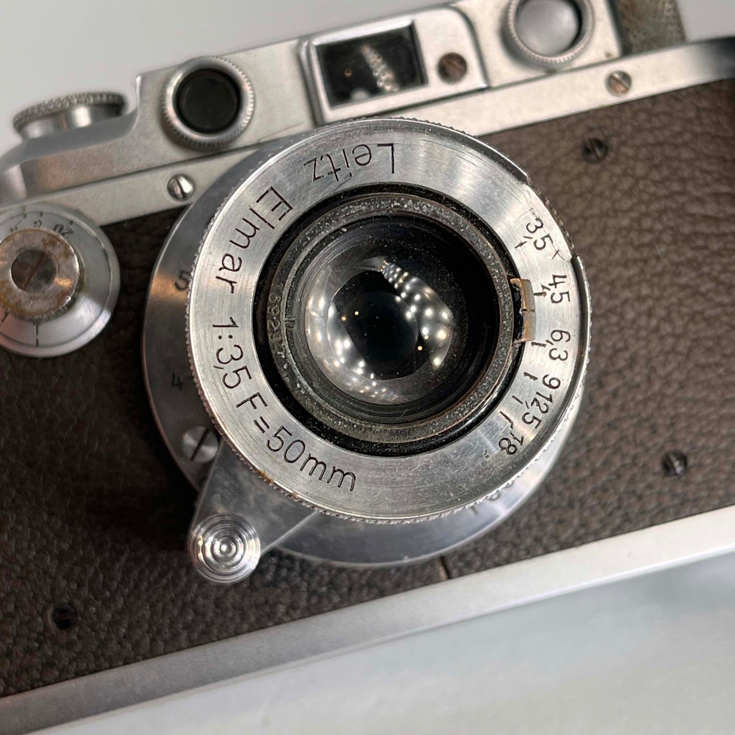 Leica IIIa rangefinder (1938) with Elmar 50mm f/3.5 lens