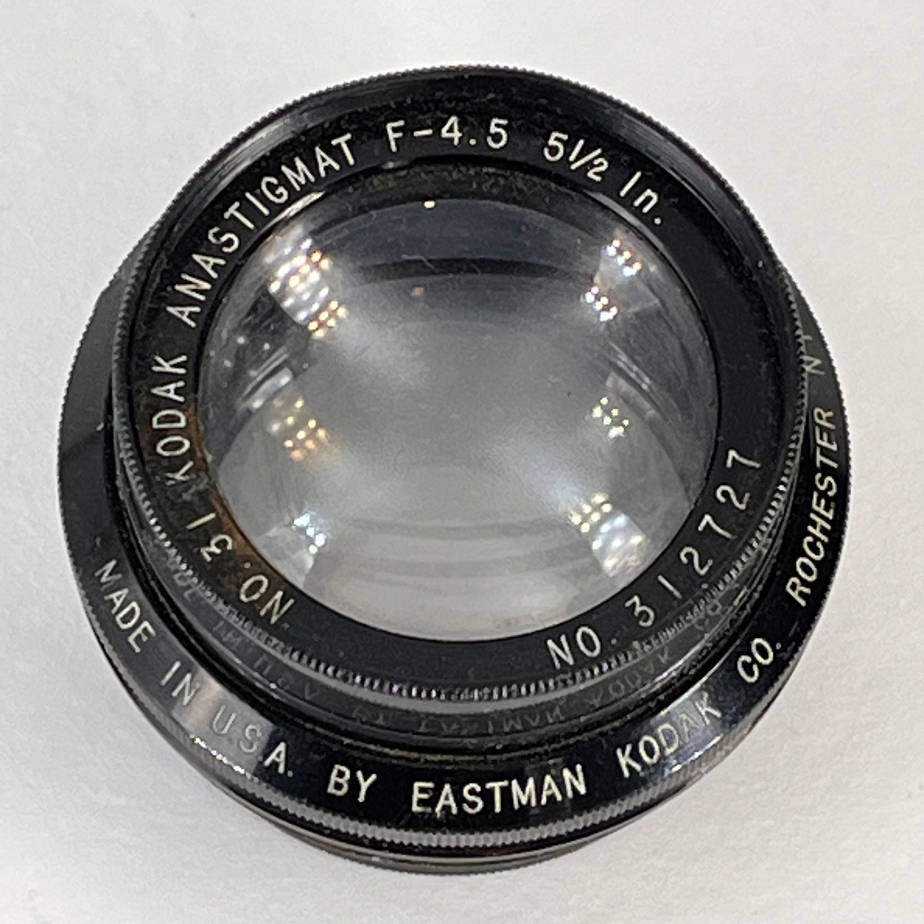 KODAK ANASTIGMAT 5 ½ INCH f4.5 – TheVintageLensGuy