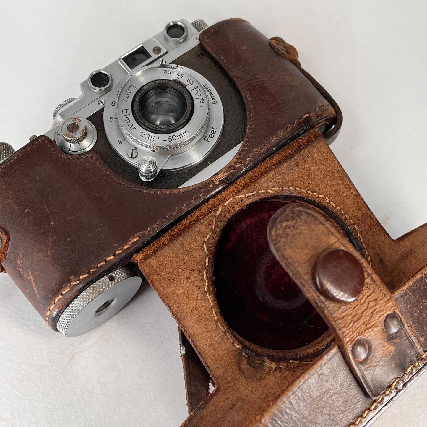 Leica IIIa rangefinder (1938) with Elmar 50mm f/3.5 lens