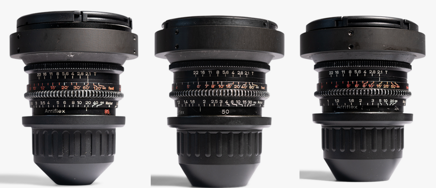 Arriflex Carl Zeiss standard speed primes