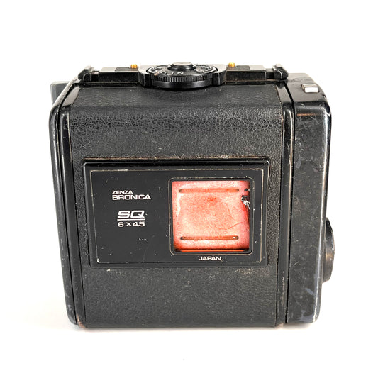 Bronica SQ 6X4.5 back