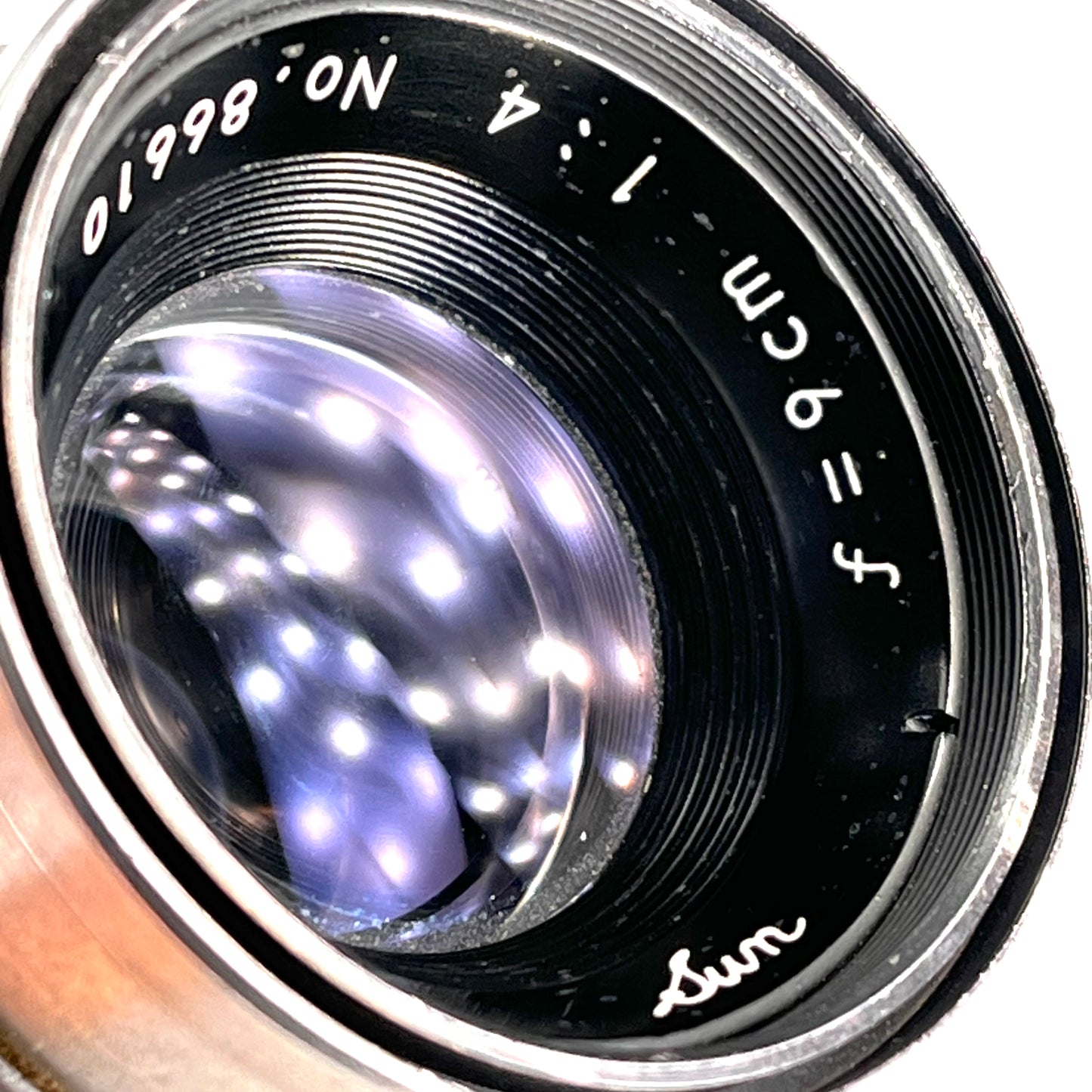 Sun 9cm f4 m39 lens