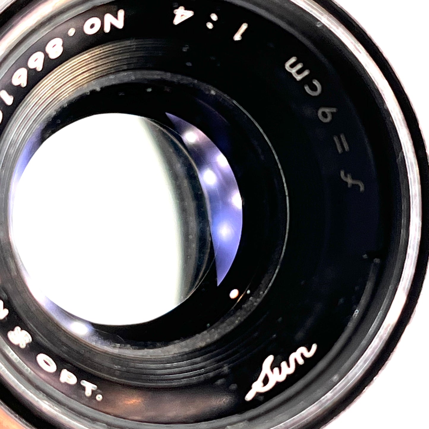 Sun 9cm f4 m39 lens