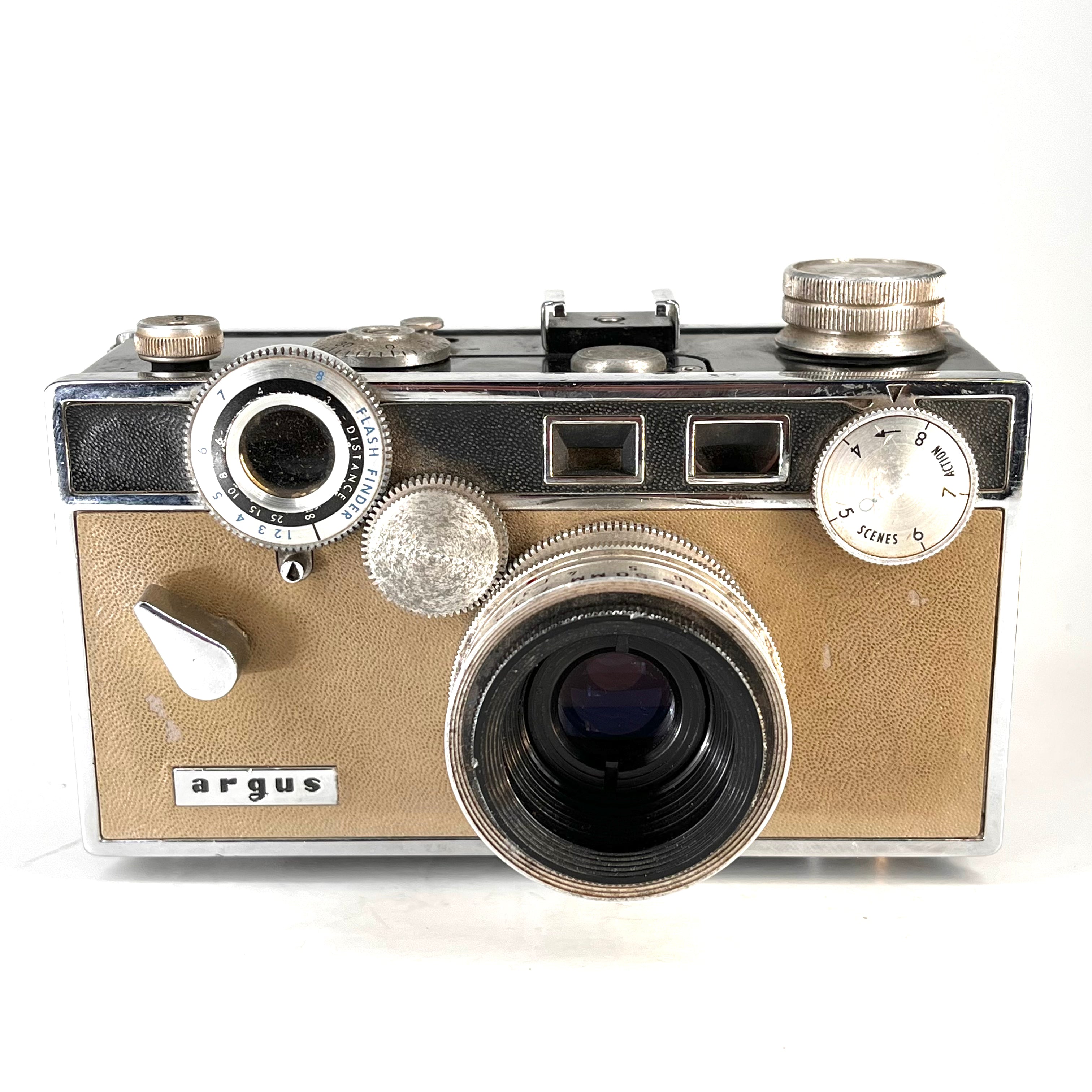 Angus Camera Argus C3 Matchmatic Rangefinder 35mm Camera Coated Cintar 50mm Lens ...